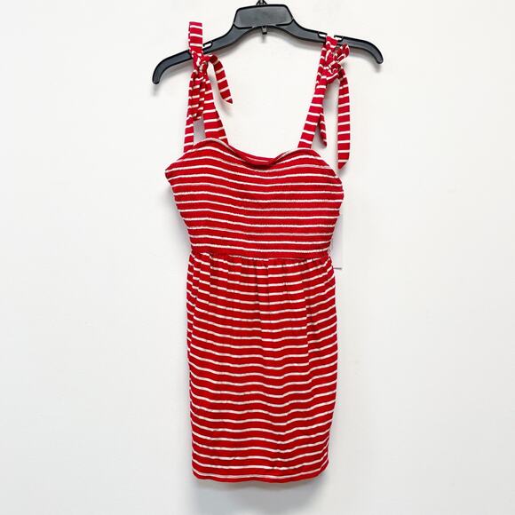 Isabel Maternity Women's Red Striped Tie Strap Maternity Tank Top Size S - Picture 2 of 6
